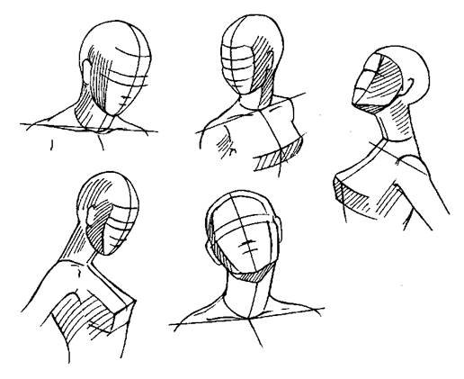Рисование фигуры человека по представлению с применением пропорциональных схем - student2.ru