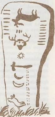 Сцена охоты на оленей из пещеры Cavalls. Относится к искусству периода мезолита и неолита, датирована между 6000 и 1500 гг. до н.э. - student2.ru