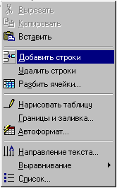 Упражнение 1.Основные операции, связанные с созданием и форматированием таблиц - student2.ru