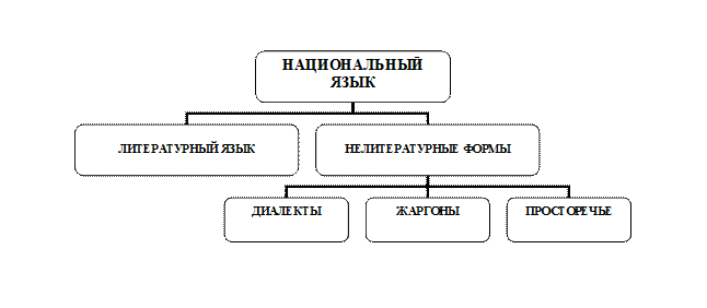 Формы существования национального языка - student2.ru