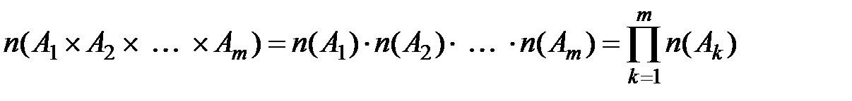 Общие правила комбинаторики. Прямое произведение множеств и правило произведения. - student2.ru