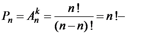 Перестановки без повторений (см. 3.1) . - student2.ru
