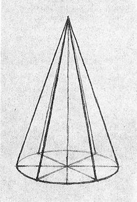 Построение каркасов куба, призмы, цилиндра, конуса - student2.ru