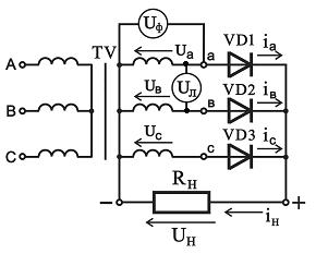 Двухполупериодные выпрямители - student2.ru