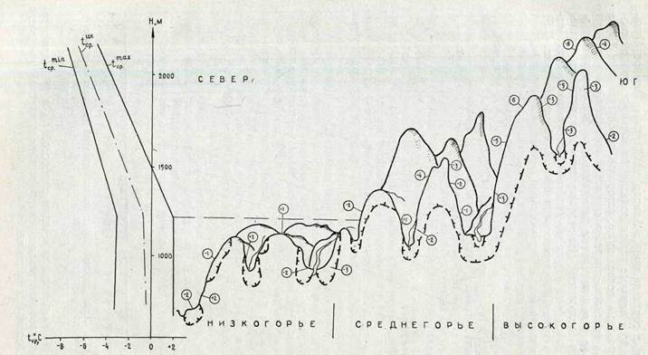 Ii.3. геокриологическая высотная поясность, ее типизация и особенности проявления в зависимости от высоты и географического положения орогенов - student2.ru