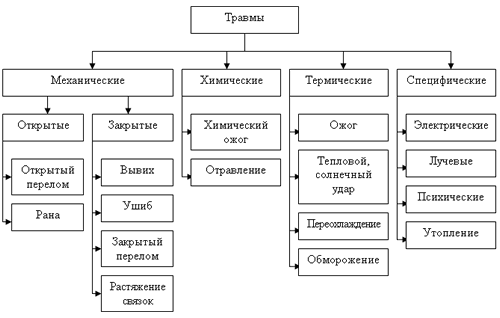 Классификация, виды и причины несчастных случаев - student2.ru