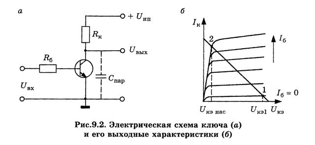 Ключи на биполярном транзисторе - student2.ru