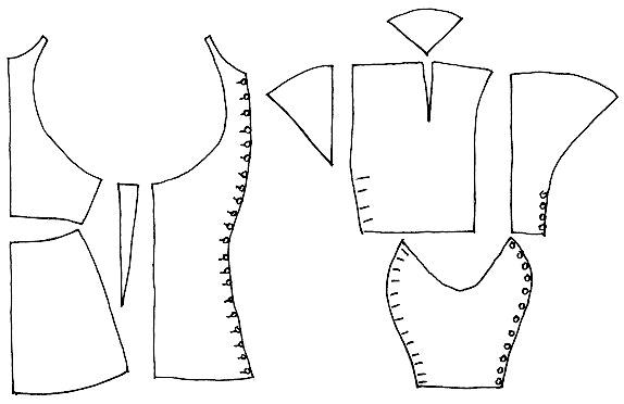 Комплекс мужского костюма на вторую половину XIVв. - начало XVвека - student2.ru