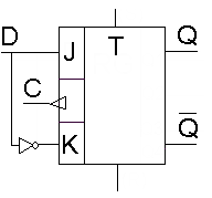 Лекция 5 D - , JK- и T- триггеры - student2.ru
