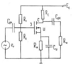 Малосигнальная модель полевого транзистора - student2.ru