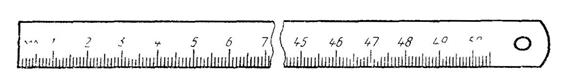 Металлическая измерительная линейка - student2.ru