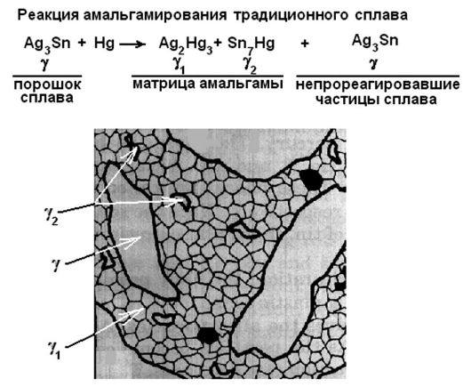 Определение и общая характеристика амальгамы. Состав и механизм твердения. Классификация и свойства. Металлические «безртутные» пломбировочные материалы - student2.ru