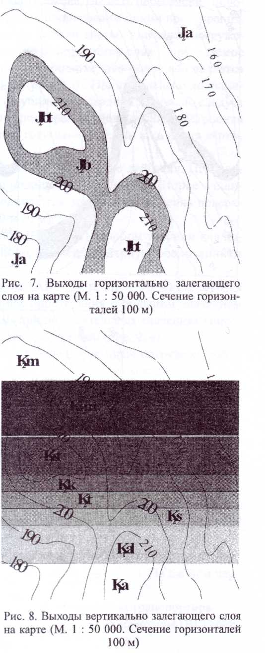 Определение элементов залегания геологических тел, в частности наклонно залегающих слоев - student2.ru
