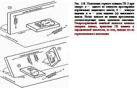 Определение элементов залегания и - student2.ru