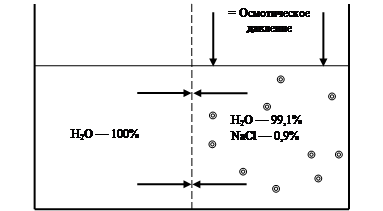 Осмос, осмотическое давление, молярная концентрация - student2.ru