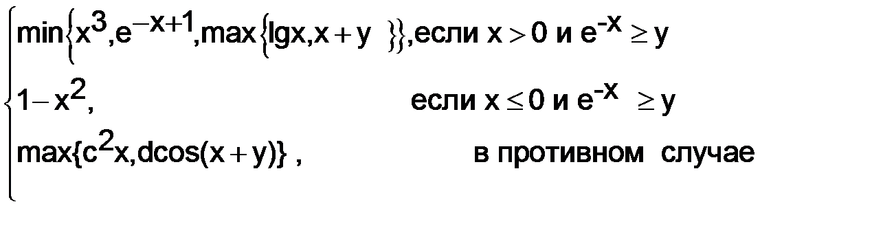 Пример 4.4.3-3. Написать процедуру-Function, которая присваивает переменной f наибольшее из значений двух переменных x и y. - student2.ru