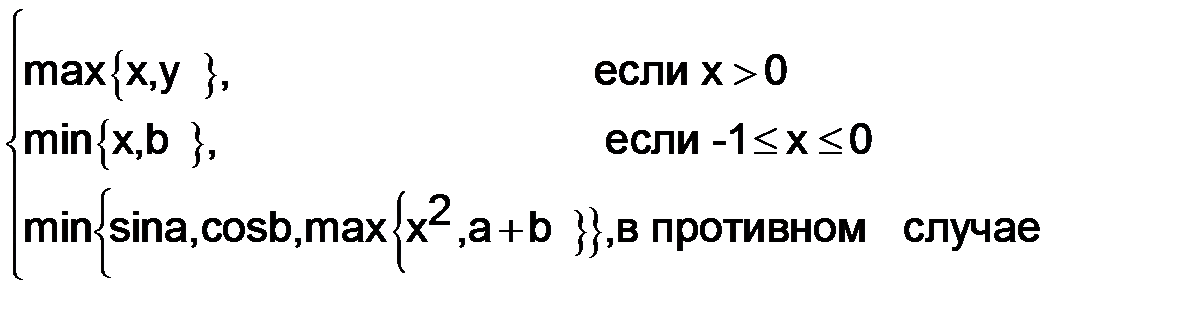 Пример 4.4.3-3. Написать процедуру-Function, которая присваивает переменной f наибольшее из значений двух переменных x и y. - student2.ru