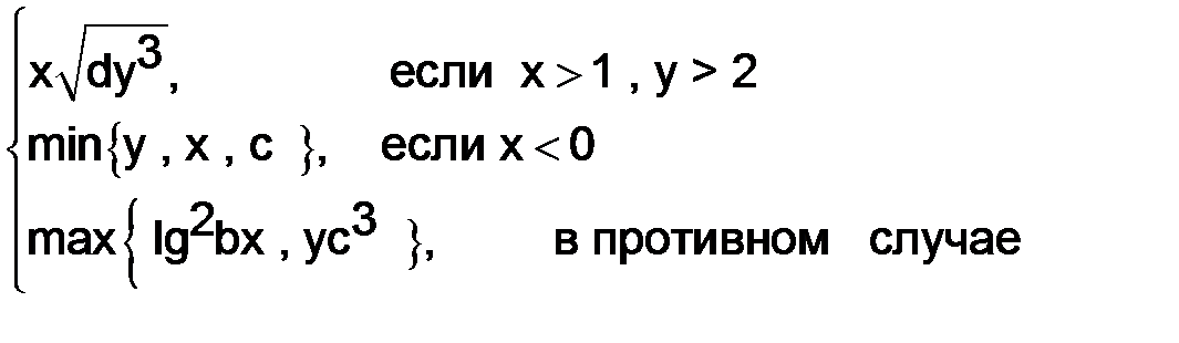 Пример 4.4.3-3. Написать процедуру-Function, которая присваивает переменной f наибольшее из значений двух переменных x и y. - student2.ru