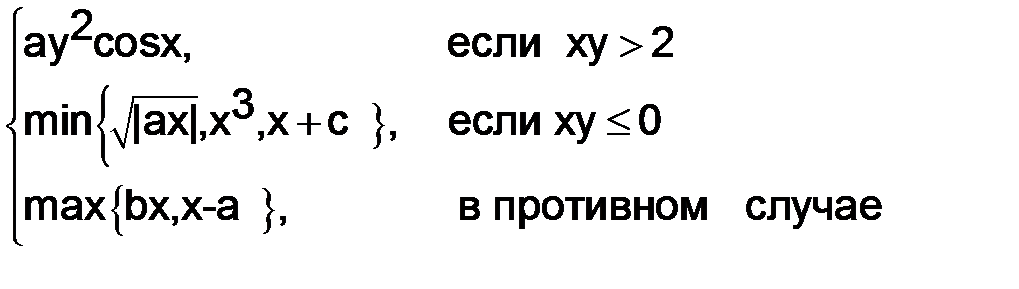 Пример 4.4.3-3. Написать процедуру-Function, которая присваивает переменной f наибольшее из значений двух переменных x и y. - student2.ru