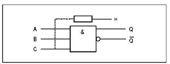 Работа с модулями ТТЛ. ❒Эксперимент 1: Элементы И / НЕ-И с нагру­зочным резистором - student2.ru