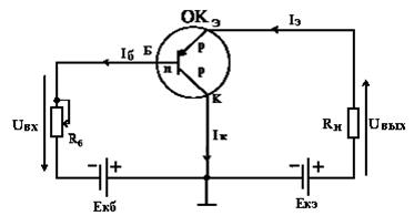 Схемы включения биполярных транзисторов с p-n-p структурой - student2.ru