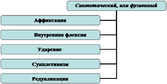Средства и способы выражения грамматических значений - student2.ru