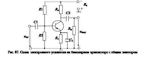 усилитель на биполярном транзисторе с общим эмиттером - student2.ru
