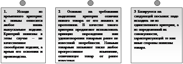 Можно выделить 3 основных подхода к определению понятия «Новый товар» - student2.ru