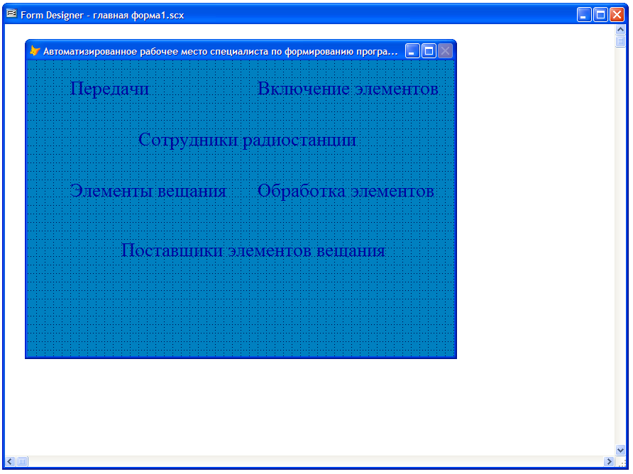 Программная реализация поставленной задачи - student2.ru