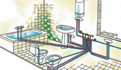 Схема водопровода в частном доме. - student2.ru