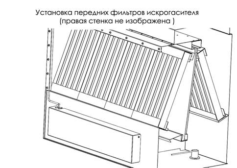 Установка фильтра – искрогасителя на печь - мангал VESTA. - student2.ru