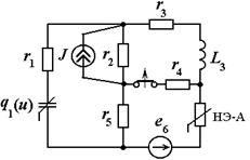 Анализ переходного процесса в нелинейной цепи с синусоидальными источниками энергии - student2.ru