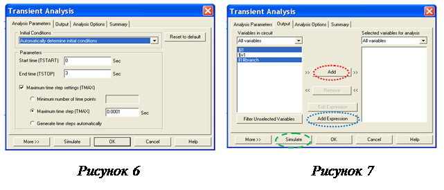 Анализ переходных процессов в идеальном контуре с помощью функции Transient Analysis - student2.ru