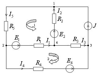 Анализ сложной линейной электрической цепи постоянного тока - student2.ru