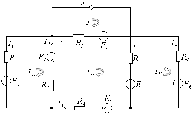 Анализ сложной линейной электрической цепи постоянного тока - student2.ru