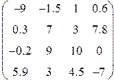 Заполнение матрицы значениями функции в MathCAD - student2.ru