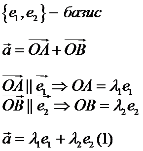 Базис на плоскости. Координаты вектора в данном базисе. Теорема о разложении вектора в данном базисе. Базис в пространстве. - student2.ru