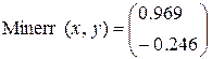 Цель работы: Изучить вычислительные возможности пакета MathCAD для решения нелинейных уравнений и систем, и оптимизационных задач. - student2.ru