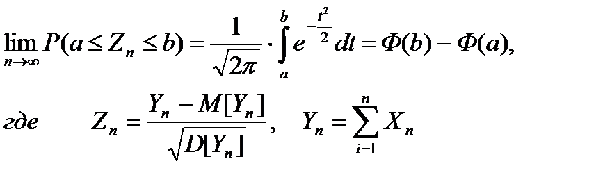 Центральная предельная теорема - student2.ru