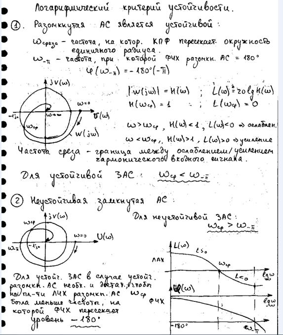 Частотный критерий устойчивости Михайлова - student2.ru