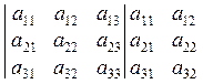 Числа, що утворюють визначник, називаються його елементами та позначаються подвійними індексами аi j, де i-номер рядка, j –номер стовпця - student2.ru