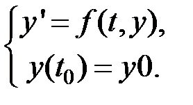 Численное решение задачи Коши - student2.ru