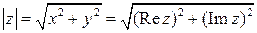 Дать определение модуля комплексного числа. Доказать свойства модуля. - student2.ru