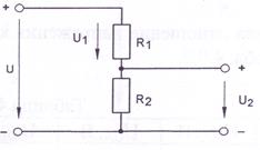 Делитель напряжения при работе вхолостую - student2.ru