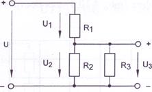 Делитель напряжения при работе вхолостую - student2.ru