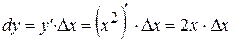 Дифференциал функции и его геометрический смысл - student2.ru