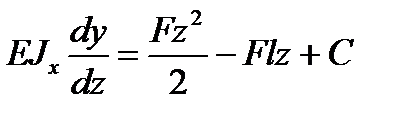 Дифференциальное уравнение изогнутой оси балки - student2.ru
