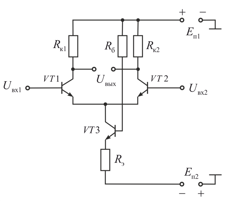 Дифференциальные усилительные каскады - student2.ru