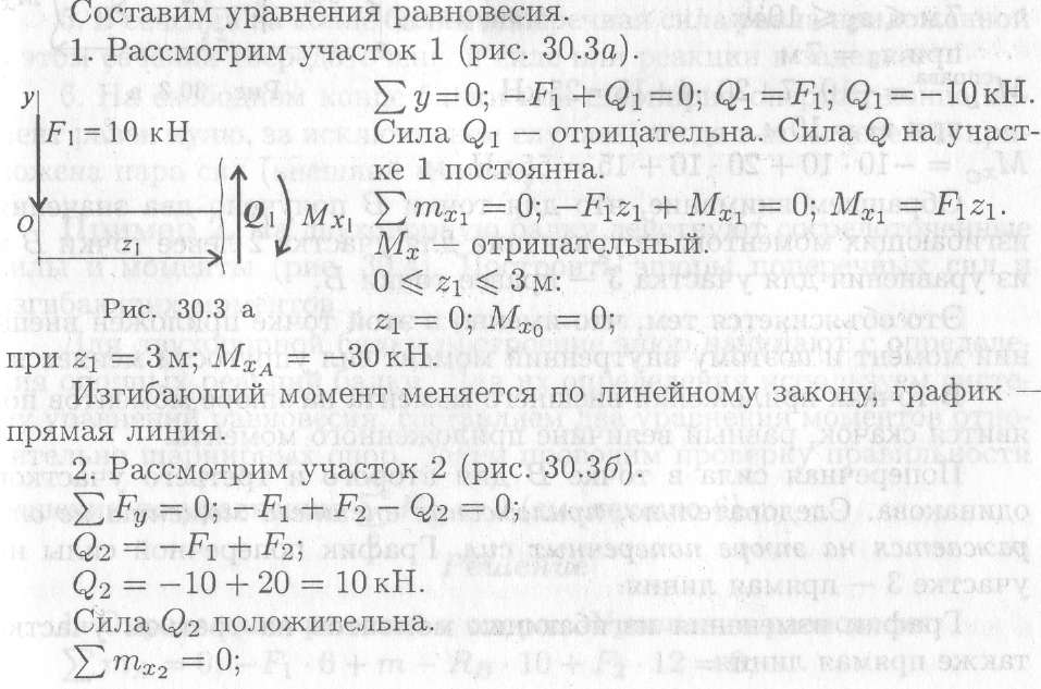 Дифференциальные зависимости при прямом поперечном изгибе - student2.ru