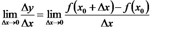 Дифференцируемость функций - student2.ru